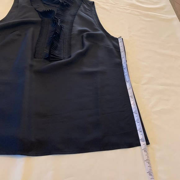Kenar 100% silk sleeveless top black M - Picture 7 of 11